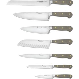 Wüsthof Classic Colour Knivsæt Med Knivblok 8 Dele - Knivsæt Stål Velvet Oyster - 1091770711