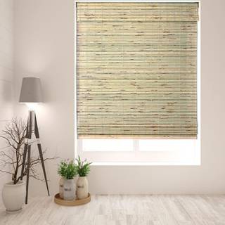Arlo persienner Sheer Bambus Romerske nuancer med valance - Petite Rustique 31 """" W x 60 """" - Lysfiltreringsl?se blinds til indvendige vinduer -