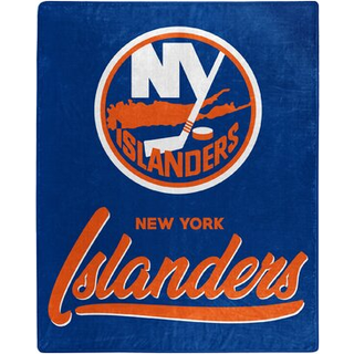Northwest NHL New York Islanders Unisex-voksen Raschel kastet?ppe 50"""" x 60"""" signatur