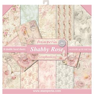 Stamperia intl dobbeltsidet papirpude-shabby steg 30,5 x 30,5 (12 """" x 12 """") Multicolored