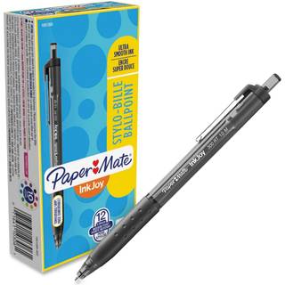 Paper Mate 1951260 Inkjoy 300 RT Udtr?kkelig kuglepen 1mm sort dusin