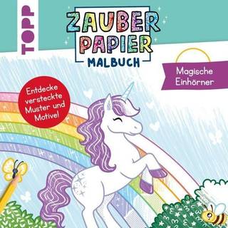 Zauberpapier Malbuch - Magische Einhörner