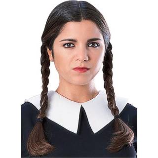 Rubies Womens The Addams Family Deluxe Wednesday Addams Wig Party leverer multicolor ?n st?rrelse os