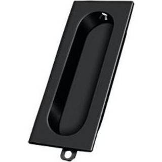 Deltana FP222U19 Flush Pull; Rektangel; 3-1/8 """" x 15/16 """"; Sort finish