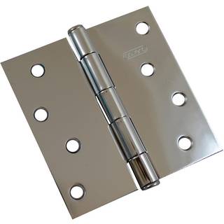 Richelieu Hardware 822CB ONWARD FULL MORTISE Butt H?ngsel til indvendigt Door Square Corner 4-tommer (102 mm) Poleret krom finish 2 Pack