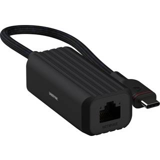 Unisynk USB-C til Ethernet-adapter 10379 (sort)