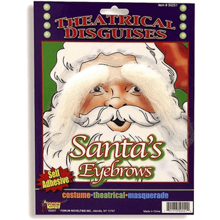 Forum Novelties Santa Eyebrows kostume tilbehør en størrelse flerfarvet