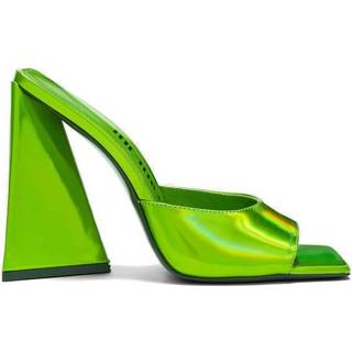 The Attico Devon faux leather mules - green - EU 35