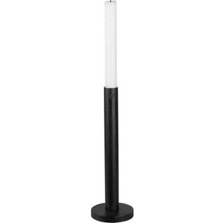 Lysestage i træ mørkebrun, 25 cm