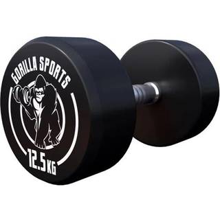 Gorilla Sports Håndvægte GS Gummi - 2,5-40 kg Vægt 12,5 kg