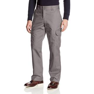 Dickies herre regelm?ssig lige str?kning twill last pant grus gr? 32x34