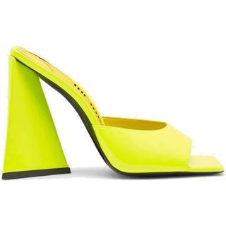 The Attico Devon patent faux leather sandals - yellow - EU 39.5