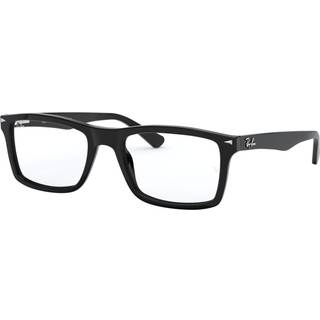 Ray - Ban Unisex RX5287 2034 Optiske stel Acetat Sort Transparent Firkantet Normal