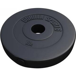 Gorilla Sports Vægtplader BASIC 51mm Cement - 1,25kg-15kg Vægt 10 kg