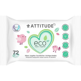 Attitude Eco Vådservietter uden duft 72 stk. - 72 stk.