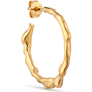 Jane Kønig Drippy Hoop Ørering Single 18 kt. Forgyldt Sølv DH-AW22-G - Dame - 925 Sterling Silver