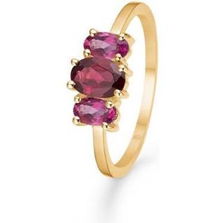 Mads Z - Hyacinth ring i 8kt. guld m Pink topas og Rhodonity