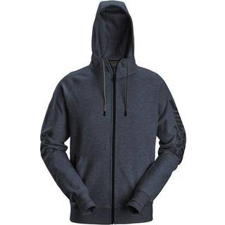 Snickers hættetrøje 2895 m/logo på armen, navy, XS 28954500003