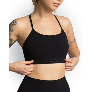 Studio Light Sports Bra, Matte Black