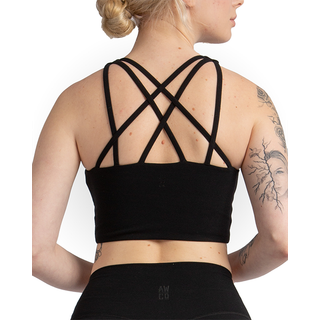 Studio Sports Bra, Matte Black