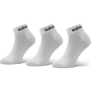 Think Linear Ankle sokker, 3 par - White / Black - 46-48