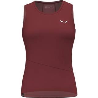 Salewa Women's Puez Sporty Dry Tank Tank Top Damer størrelse 38 farve rød