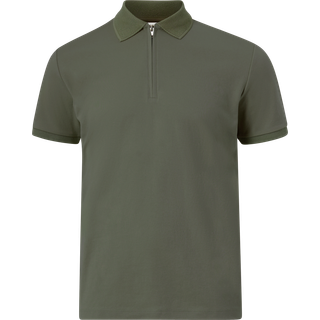 Fave Zip Polo, Agave Green, L