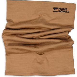 Mons Royale Double Up Neckwarmer Halsedisse størrelse One Size farve beige