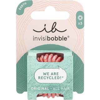 Invisibobble Earth Original Gem det eller spild det 3x genanvendt spiralhårbindinger- lavet af genanvendte plastflasker- jordvenlige hårplejeløsn