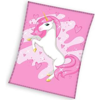 Unicorn Enhjørning Fleece tæppe - 150 x 200 cm