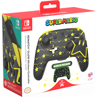 PDP Rematch Glow Wireless Nintendo Switch controller - Super Star ➞ På lager - klar til levering