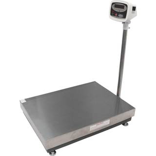 Gulvvægt 300 kg / inddeling 50 g med LED display og 800x600 mm vejeplade