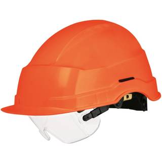 Sikkerhedshjelm Iris II Orange med visir