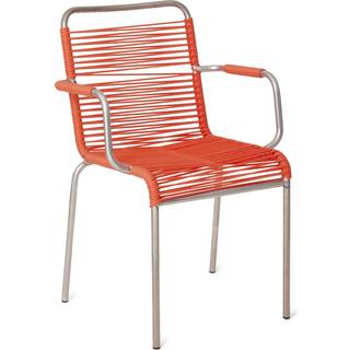 Fiam Mya Spaghetti Spisebordsstol med Armlæn Orange