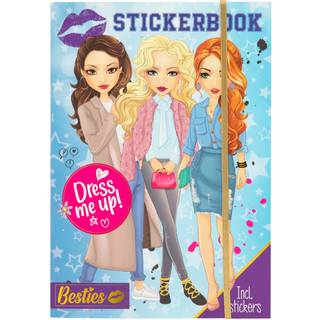 Besties klistermærkebog - Dress me up