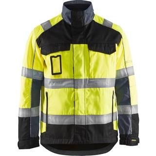 Blåkläder 4051 High Vis Jakke / High Vis Arbejdsjakke - XS - High Vis Gul/Sort