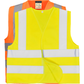 Hi-Vis Junior vest - Orange (Størrelse: S)