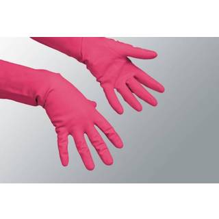 Latexhandsker husholdningshandske medium (7½-8) pink