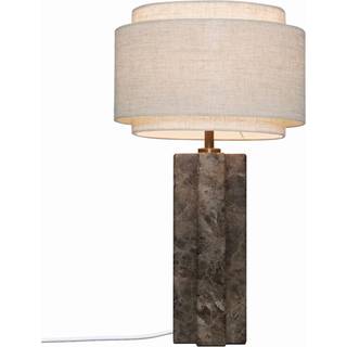 Takai bordlampe af tekstil og marmor
