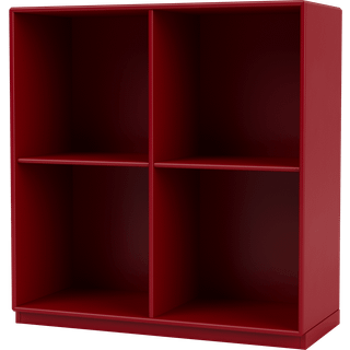 Montana SHOW hylde 69,6x69,6 cm, sokkel 3 cm 165-Beetroot