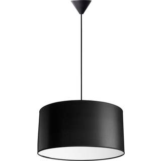 Isabella Castillo Ø50 Pendel Lampe E27 i Sort/Hvid - Nielsen Light