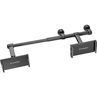 Wozinsky Dual Backseat Car Mount Til Bilens Nakkestøtte - Max Størrelse: 125 - 205mm - Sort