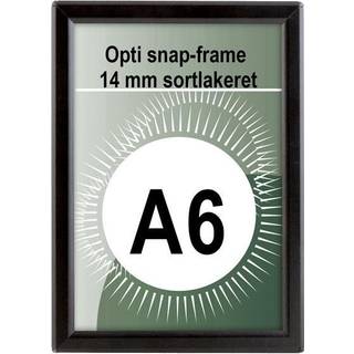 Opti Klikramme med 14mm aluminium profil, sølv - A6