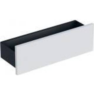 Geberit Smyle Square væghylde: B=45cm, H=14.8cm, T=15cm, lava / pulverlakeret mat, hvid / lakeret højglans