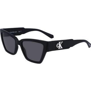 Calvin Klein Kvinde CKJ23624S 002 Solbriller Bio-injekt Sort Grå Cat Eye Normal Normal
