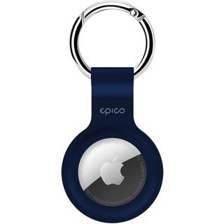 Epico Silikone Cover til AirTag m. Nøglering - Blå