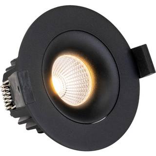 SLC OnePro LED-indbygningsdownlight sort 3.000 K