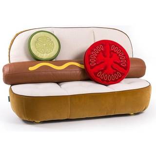 Seletti Hot Dog Sofa - 3 personers sofaer Velour Mix - 16012