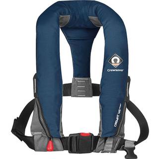 Oppustelig redningsvest Crewsaver Crewfit Sport 165N Navy, automatisk + kulsyrepatron 33 gram, One-Size (&gt; 40 kg)