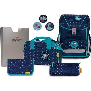 DerDieDas Ergoflex Buttons Star Princess Schulrucksack 5 tlg. Set
